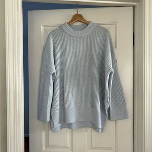 H&M oversized blue sweater M
